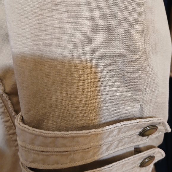 Size 8p Tan White house black market casual blazer - Picture 4 of 5